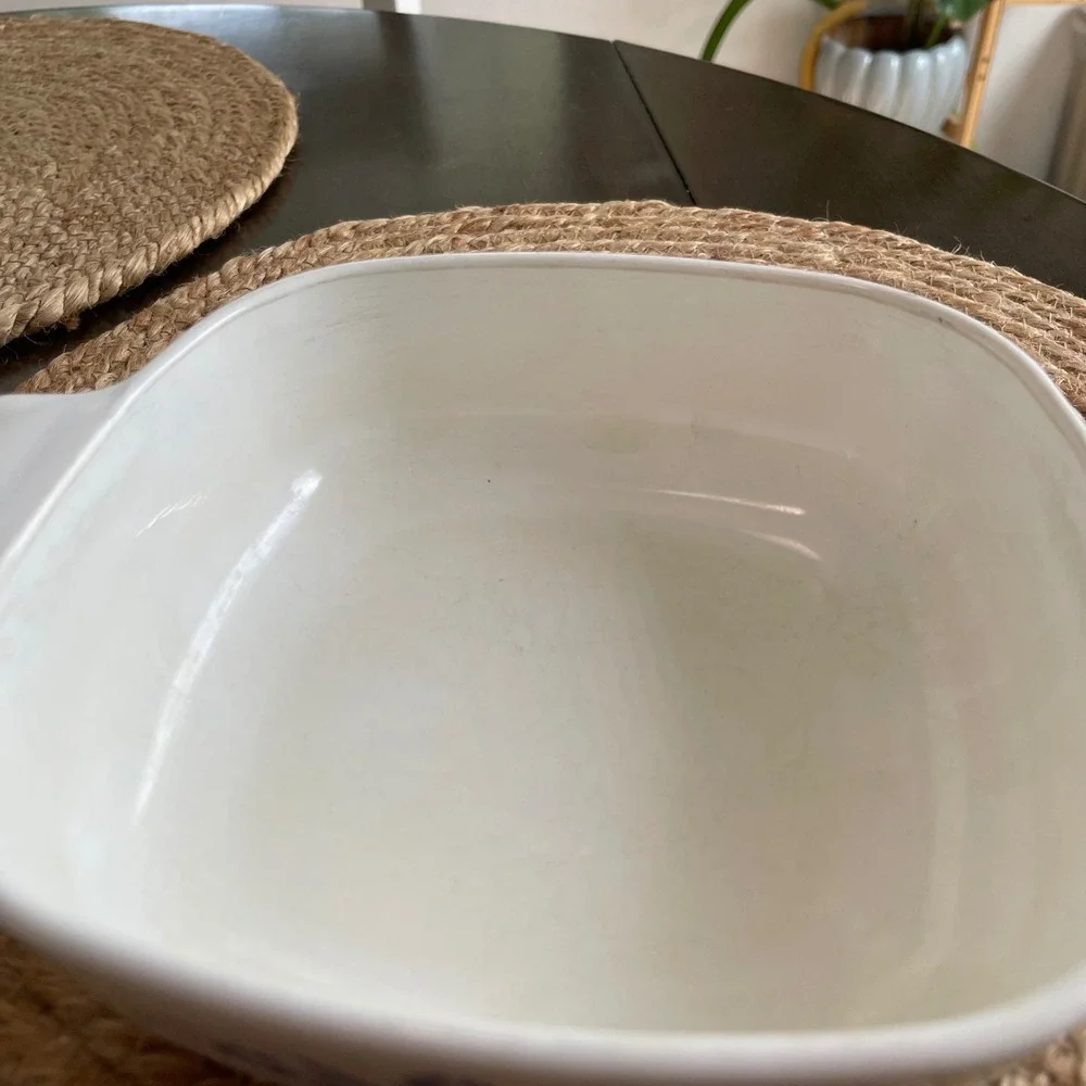 Corning Ware Cornflower Blue 1 Qt Casserole Dish Pyroceram Made in USA